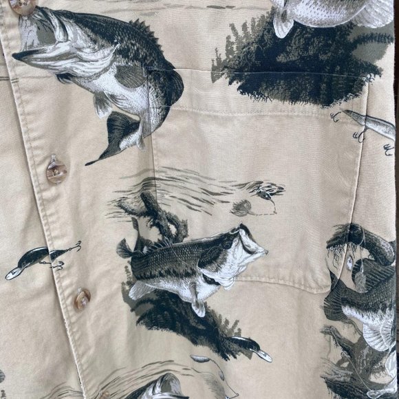 AL AGNEW BASS LONG SLEEVE BUTTON DOWN - Picture 3 of 4